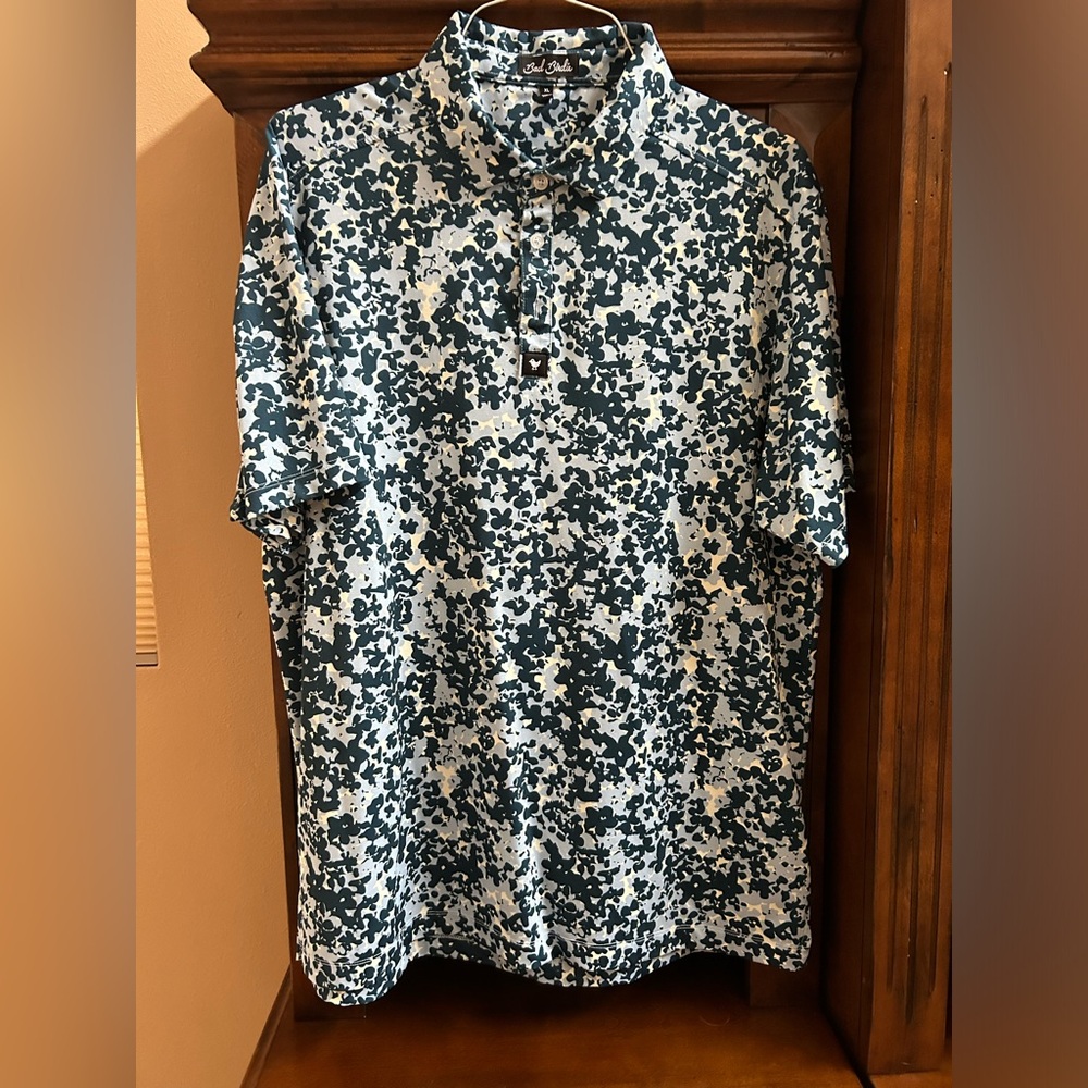 Bad Birdie Mens Gold Shirt